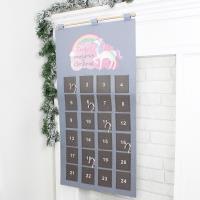 Personalised Unicorn Christmas Fabric Advent Calendar Extra Image 2 Preview
